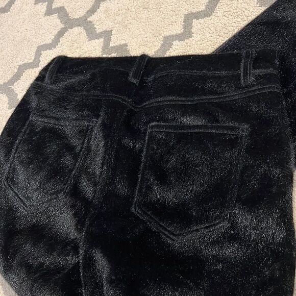 ASOS DESIGN high rise sassy cigarette pants in black faux pony skin size 12 NWT - Picture 9 of 9